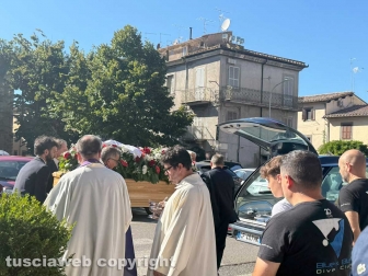 Viterbo - La Quercia - I funerali di Marco De Falco
