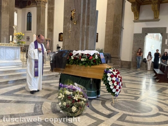 Viterbo - La Quercia - I funerali di Marco De Falco