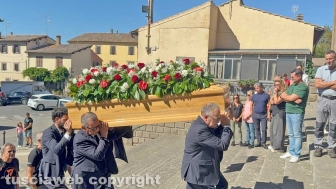 Viterbo - La Quercia - I funerali di Marco De Falco