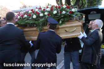 Viterbo - I funerali di Marco Storti