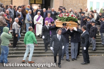 Viterbo - I funerali di Marco Storti