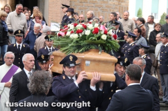 Viterbo - I funerali di Marco Storti