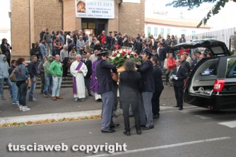 Viterbo - I funerali di Marco Storti