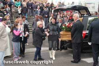 Viterbo - I funerali di Marco Storti