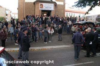 Viterbo - I funerali di Marco Storti