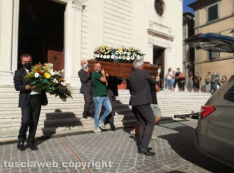 Tarquinia - Il funerale di Matteo Meneghetti