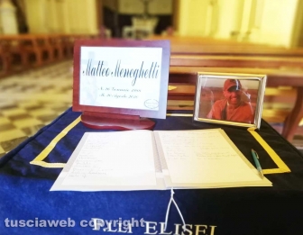 Tarquinia - Il funerale di Matteo Meneghetti