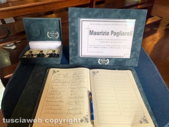 Orvieto - I funerali di Maurizio Pagliaroli