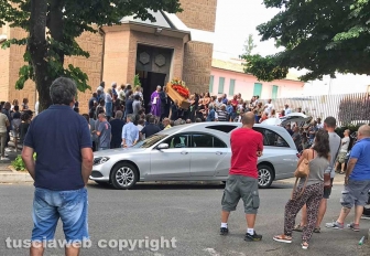 Viterbo - I funerali di Maurizio Ragonesi