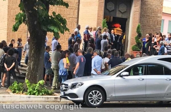 Viterbo - I funerali di Maurizio Ragonesi