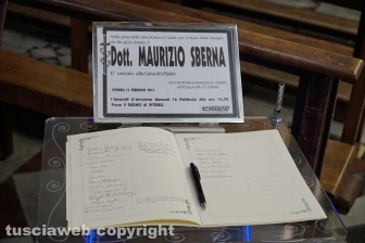 I funerali di Maurizio Sberna