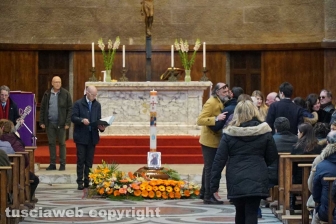 I funerali di Maurizio Sberna