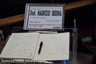 I funerali di Maurizio Sberna