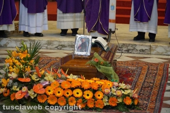 I funerali di Maurizio Sberna