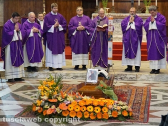 I funerali di Maurizio Sberna