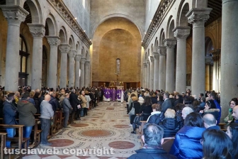 I funerali di Maurizio Sberna