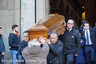 I funerali di Maurizio Sberna