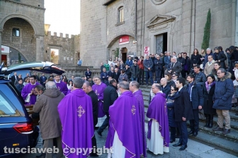 I funerali di Maurizio Sberna
