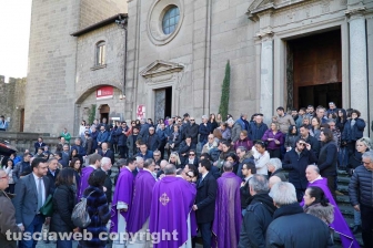 I funerali di Maurizio Sberna