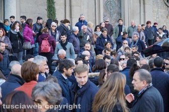 I funerali di Maurizio Sberna