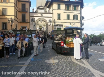 Soriano nel Cimino - I funerali di Mauro Mariani