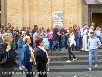 Soriano nel Cimino - I funerali di Mauro Mariani