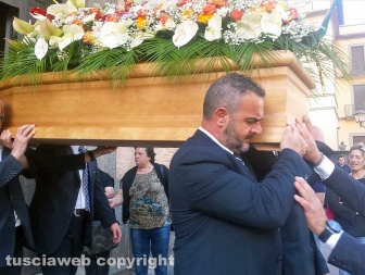 Soriano nel Cimino - I funerali di Mauro Mariani