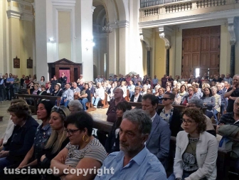 Soriano nel Cimino - I funerali di Mauro Mariani