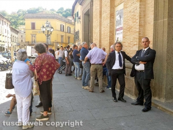 Soriano nel Cimino - I funerali di Mauro Mariani