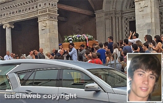 Civita Castellana -  I funerali di Andrea Mecucci