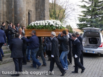 Montefiascone - I funerali di Monica Bellanova