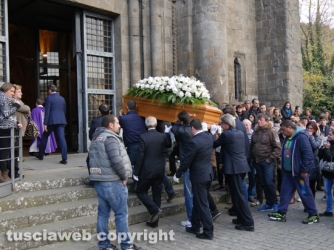 Montefiascone - I funerali di Monica Bellanova