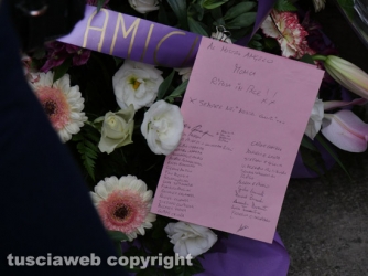 Montefiascone - I funerali di Monica Bellanova