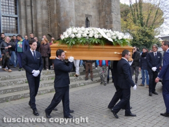 Montefiascone - I funerali di Monica Bellanova
