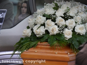 Montefiascone - I funerali di Monica Bellanova