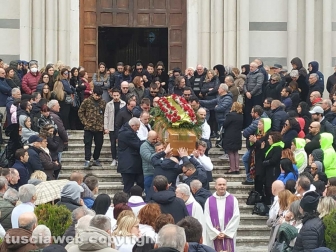 Orte - I funerali di Moreno Marone