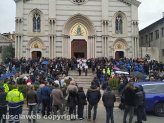 Orte - I funerali di Moreno Marone