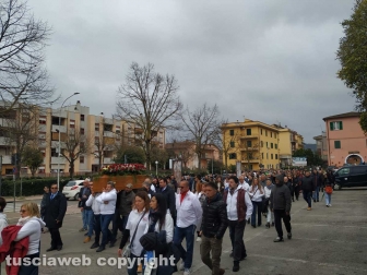 Orte - I funerali di Moreno Marone