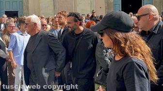 Ronciglione - I funerali di Nadia Ferrari - Marco Mengoni