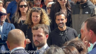 Ronciglione - I funerali di Nadia Ferrari - Marco Mengoni