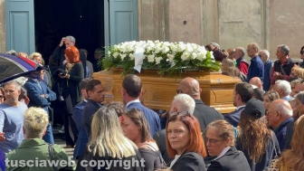 Ronciglione - I funerali di Nadia Ferrari