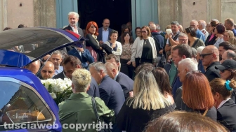 Ronciglione - I funerali di Nadia Ferrari