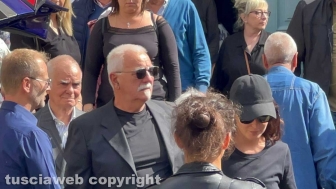 Ronciglione - I funerali di Nadia Ferrari - Il marito Maurizio Mengoni