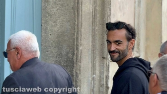 Ronciglione - I funerali di Nadia Ferrari - Marco e Maurizio Mengoni