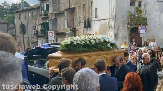 Ronciglione - I funerali di Nadia Ferrari