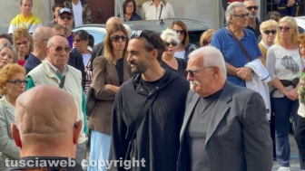 Ronciglione - I funerali di Nadia Ferrari - Marco e Maurizio Mengoni