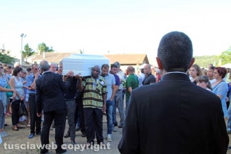 I funerali di Nadia Ouedraogo