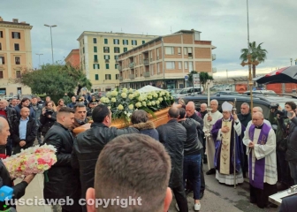 Civitavecchia - I funerali di Nicoletta Golisano