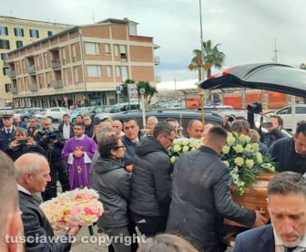 Civitavecchia - I funerali di Nicoletta Golisano