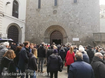 Viterbo - Omicidio in via San Luca - I funerali di Norveo Fedeli